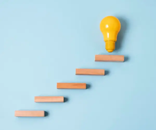 representação de evolução e insights usada para ilustrar balanços e demonstrações contábeis